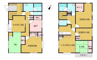 【間取り】 | 【リフォーム済み】おゆみ野南2丁目　2世帯中古戸建