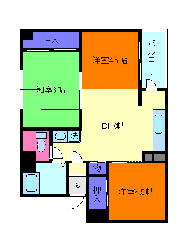 長峰ビルの間取り