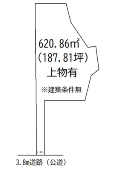 北白川仕伏町 土地の土地図