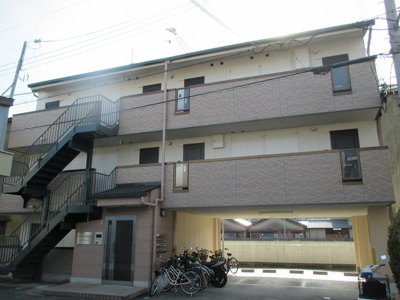 【外観】 | チェリーハイツ | 落ち着いた色合いの物件です