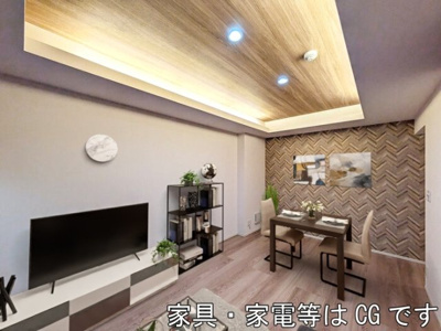 【居間・リビング】 | D-RESIDENCE東田町 | ★家具・家電はイメージです★