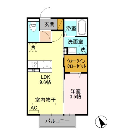 ロイヤルリッチヒル　Bの間取り
