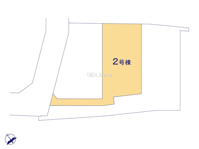 水戸市河和田町3期　新築戸建　2号棟の区画図