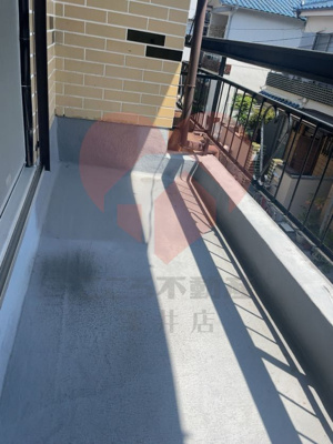 【バルコニー】 | 堺市北区百舌鳥赤畑町３丁貸家