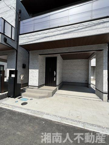 茅ヶ崎市柳島１丁目新築戸建の外観|おしゃれな外観です