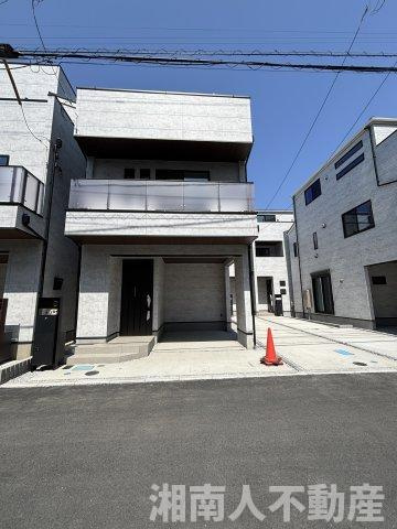 茅ヶ崎市柳島１丁目新築戸建の外観|おしゃれな外観です