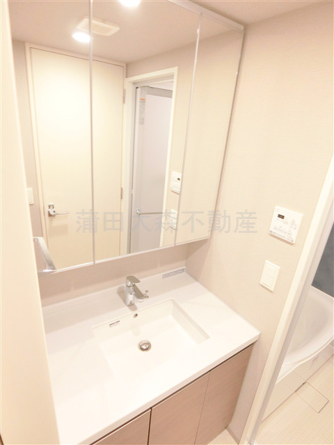 クレストコート池上の洗面所