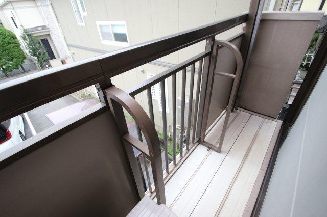 すみれコーポのバルコニー