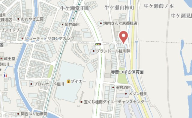 京都市南区久世上久世町　新築戸建の地図