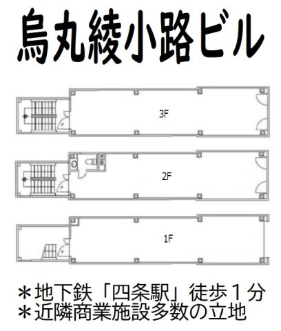 烏丸綾小路ビルの間取り