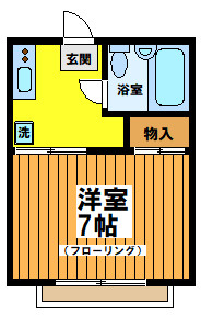 ハイツみのりの間取り