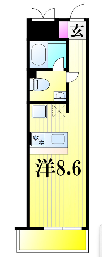 ｔｈｅ　ｔｒｉａｓ　ｋａｓｈｉｗａの間取り