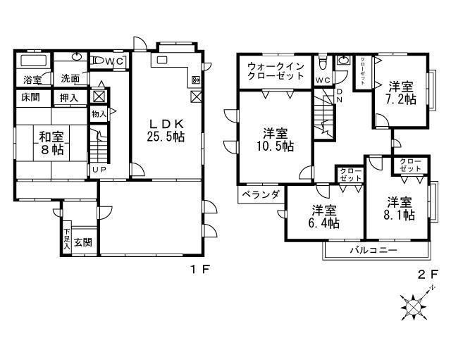 東山台３丁目戸建の間取り