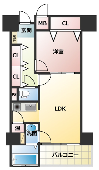 【間取り】 | 人吉壱番館リバーサイド古城