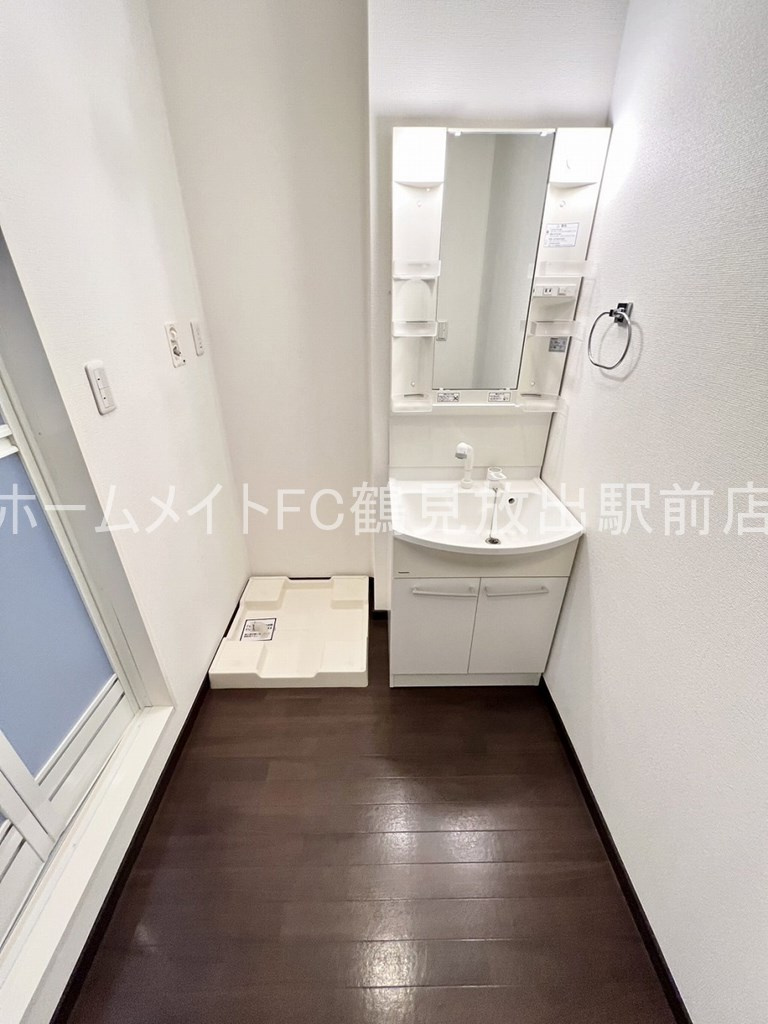 東大阪市森河内西１丁目のハイツの洗面所