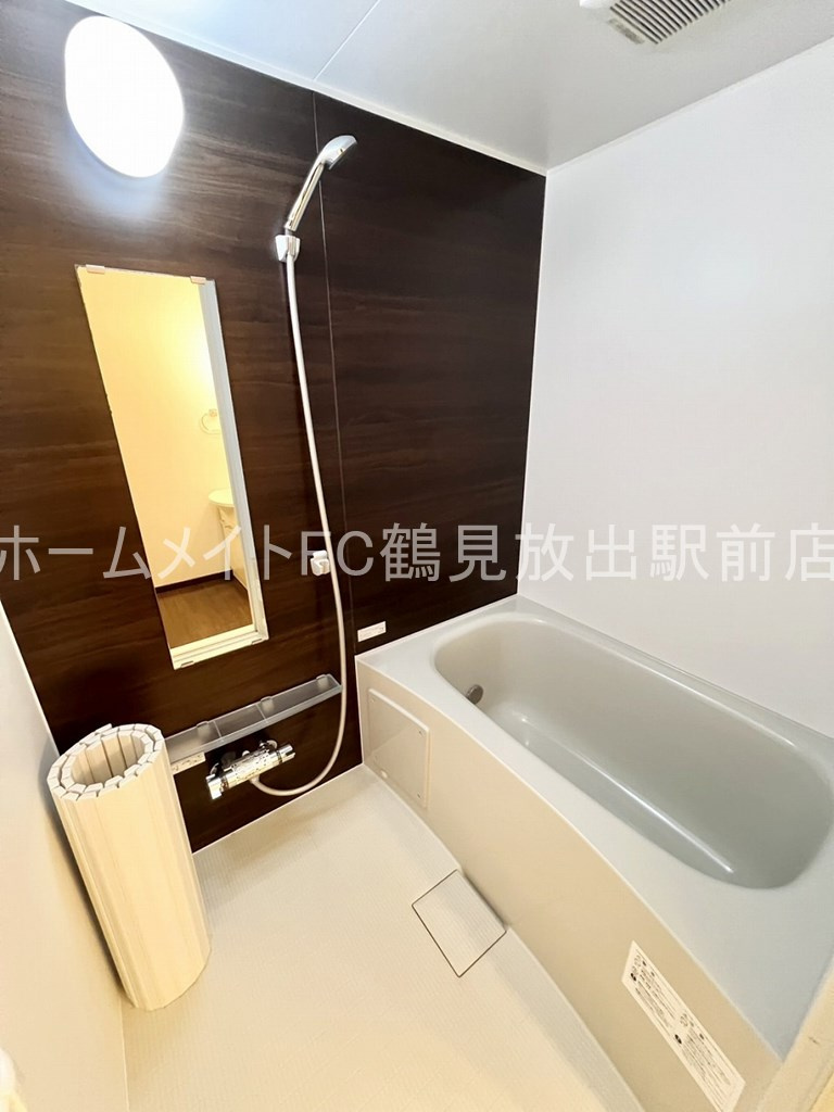 東大阪市森河内西１丁目のハイツの浴室