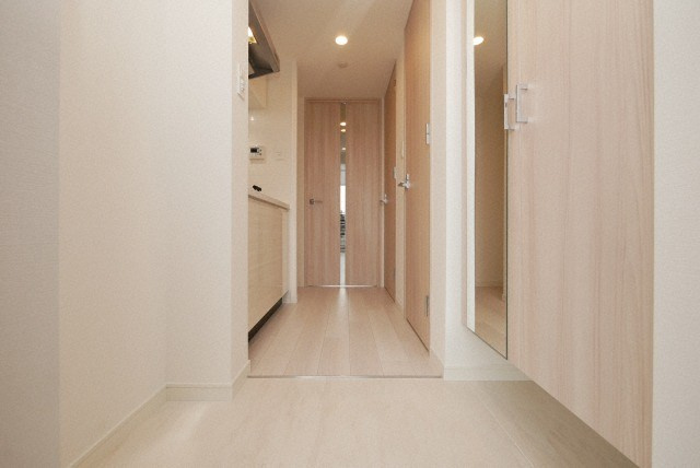 S-RESIDENCE難波大国町Tresの玄関