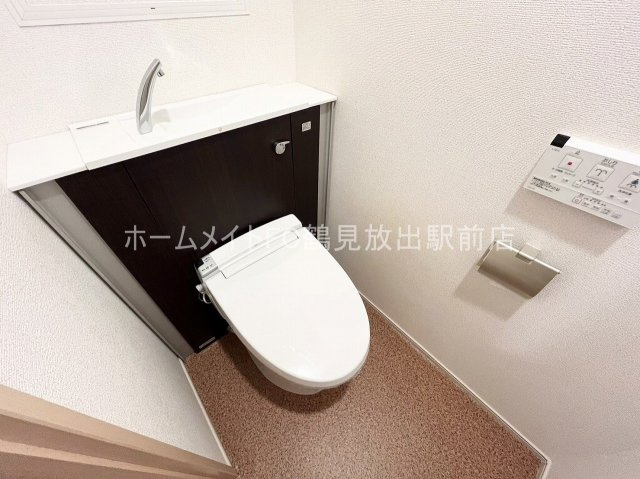 東大阪市川俣３丁目の賃貸マンションのトイレ
