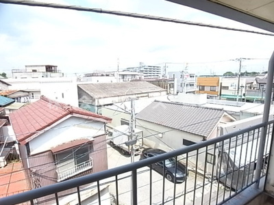 【展望】 | 寺町技研ビル | 陽当たり良好なバルコニーです