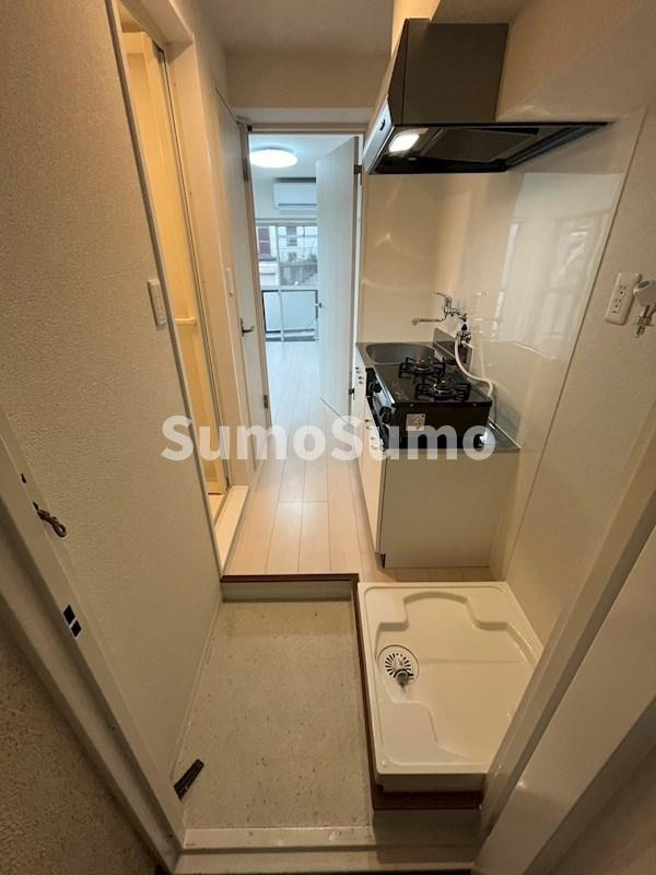 ときわ上筒井レクランの玄関