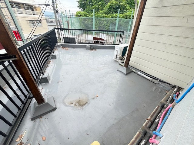 半田貸家のバルコニー