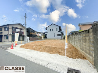 【前面道路含む現地写真】 | 宇治市宇治野神　売土地　建築条件付き