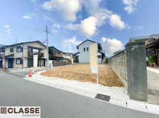 【前面道路含む現地写真】 | 宇治市宇治野神1期　売土地　建築条件付き