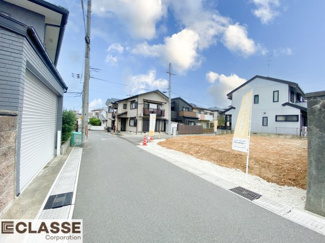【前面道路含む現地写真】 | 宇治市宇治野神1期　売土地　建築条件付き