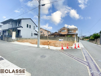 【前面道路含む現地写真】 | 宇治市宇治野神1期　売土地　建築条件付き