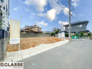 【前面道路含む現地写真】 | 宇治市宇治野神1期　売土地　建築条件付き