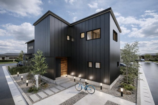 【外観パース】 | 宇治市宇治野神　売土地　建築条件付き | ・参考プラン価格：2540万（別途外構費286万、造成費-万等）
・建物価格は参考価格になります。
（弊社標準建物30坪で計算した価格です）