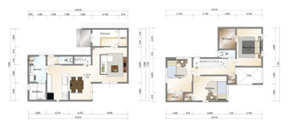 【参考プラン】 | 宇治市宇治野神　売土地　建築条件付き | 自由設計になりますので設計士と直接お話していただきオンリーワンのおうちづくりが可能です！需要の多いランドリールームも実現可能です。一緒に楽しくお家づくりをしていきましょう！