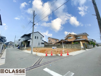 【前面道路含む現地写真】 | 宇治市宇治野神1期　売土地　建築条件付き
