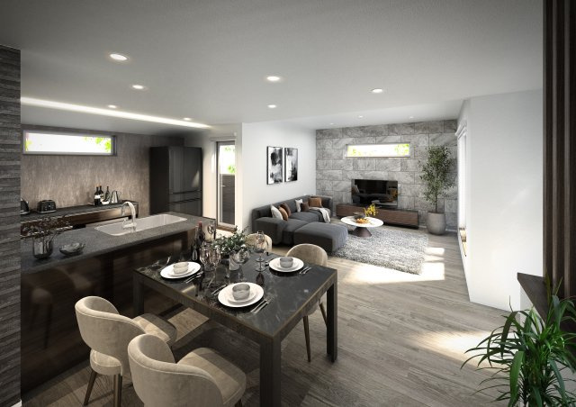 杉並区和泉1丁目 限定1棟の完成予想図|2階に設けた27.9帖のゆとりあるLDKは明るく快適な空間です
4LDK対応のフレキシブル設計の家
ご家族のライフスタイルに合わせて4LDKも対応可能
LDK22.7帖+洋室5.2帖になります