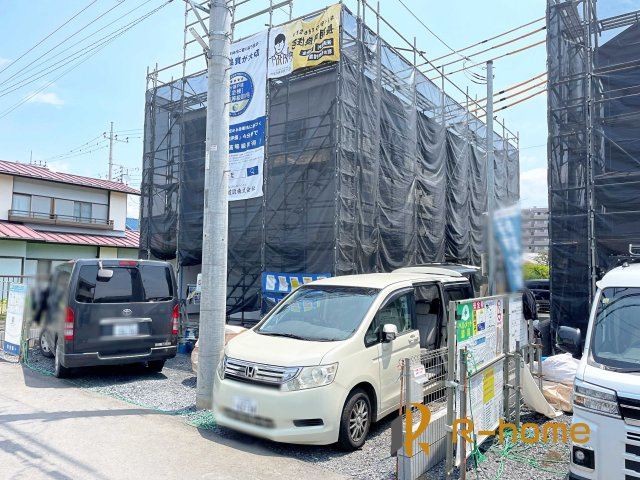 水戸市東原第1　新築戸建て　1号棟の外観|ご予約を頂ければ、『平日』はもちろん『早朝』や『夜間』もご見学可能です♪お気軽にお申し付けください♪