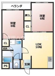 【間取り】 | ブランドールU