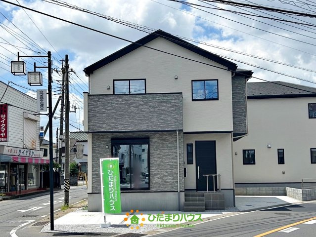 白岡市白岡11期　新築一戸建て　05　エルデの外観|飽きのこないスタイリッシュな外観です♪