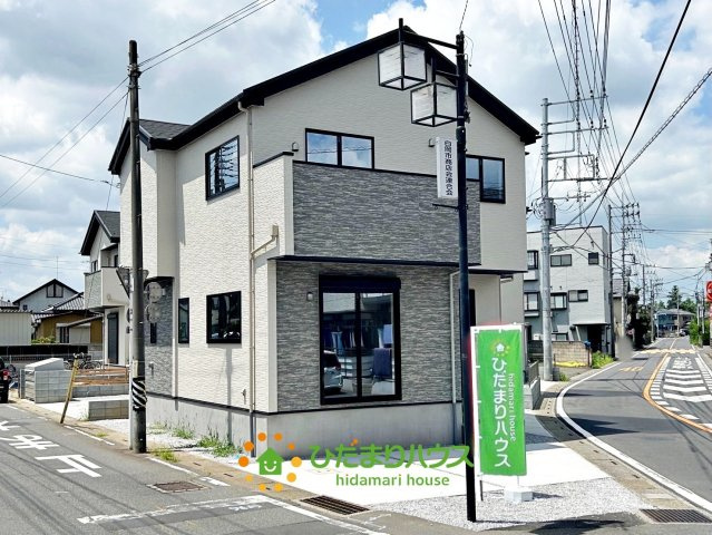 白岡市白岡11期　新築一戸建て　05　エルデの外観|日当たりの良いお家です♪