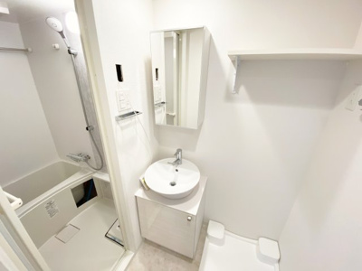 【独立洗面台】 | エスリードザ・カレント大阪 | 独立洗面台、朝の身支度には欠かせません