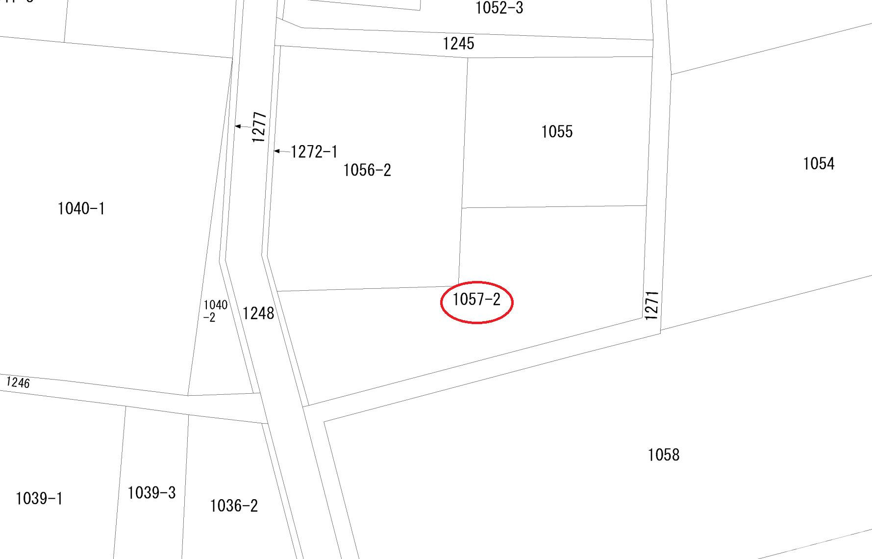 【土地】前橋市公田町　※約188坪　除外農転開発要の土地図