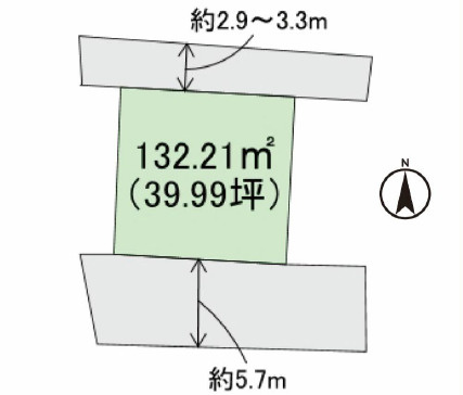 【区画図】 | 高崎市井野町　中古住宅