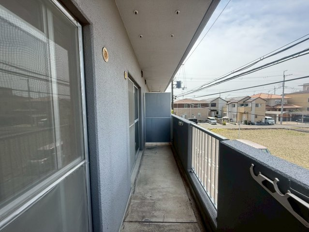 レジデンス中島のバルコニー