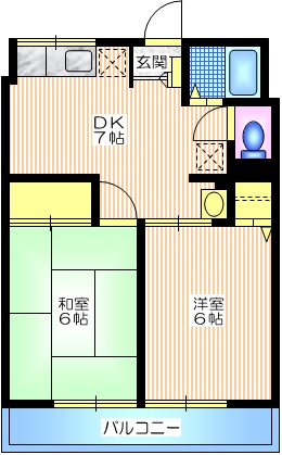 シティハイム ハウスM・Mの間取り