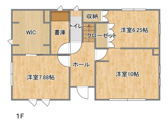 【4SLDK】中央台高久1丁目の間取り|１F