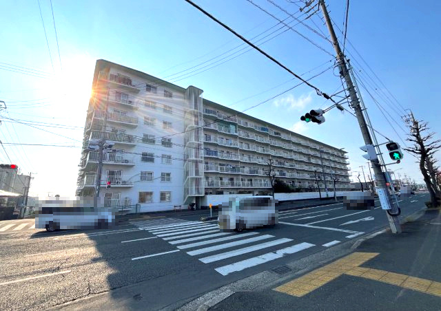 住吉カトレア　中央区住吉２丁目の外観|大通りに面しているので移動の際に便利です〇