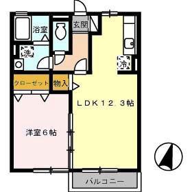 ステイトメント安宅　Ａ棟の間取り