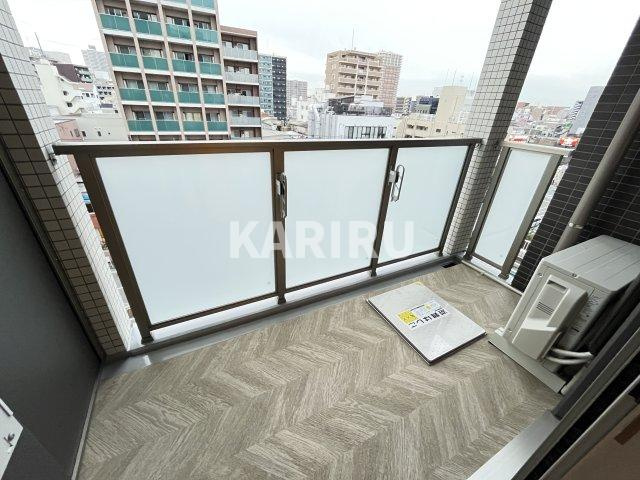 ミラージュパレス都島本通のバルコニー