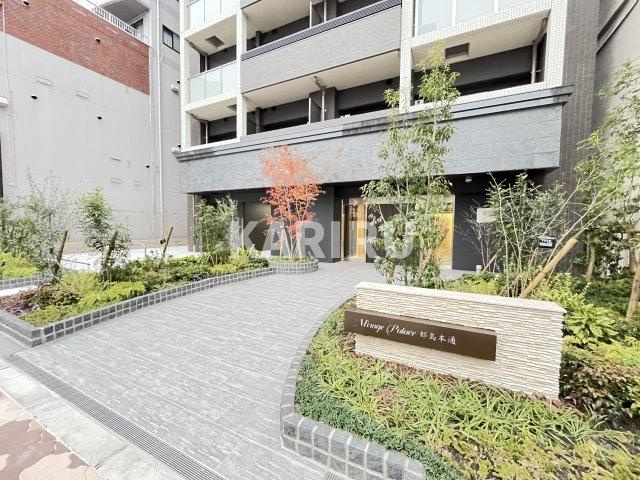 ミラージュパレス都島本通のエントランス