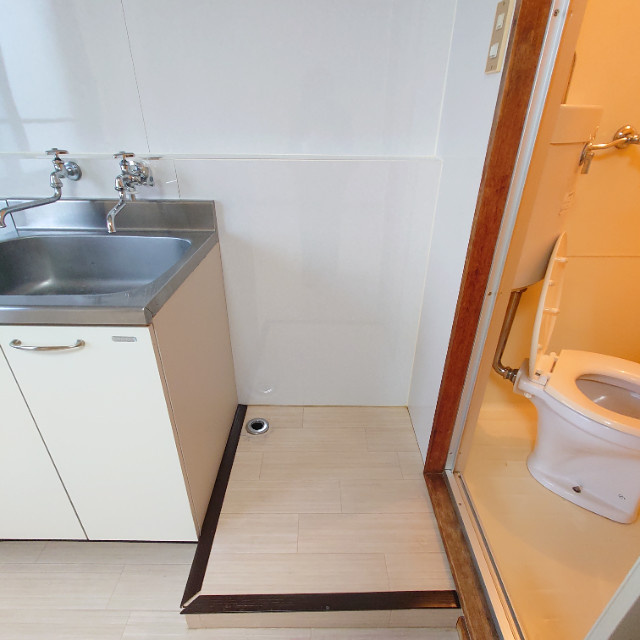 蘭東コーポのバルコニー