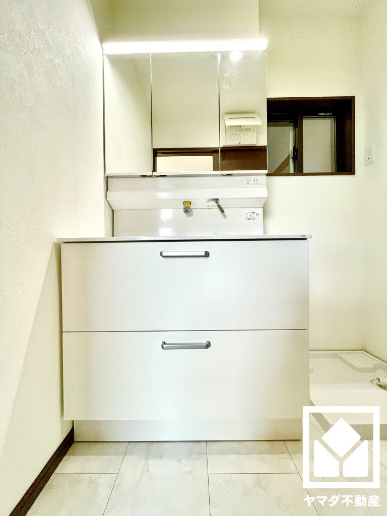 南区久世上久世町の独立洗面台